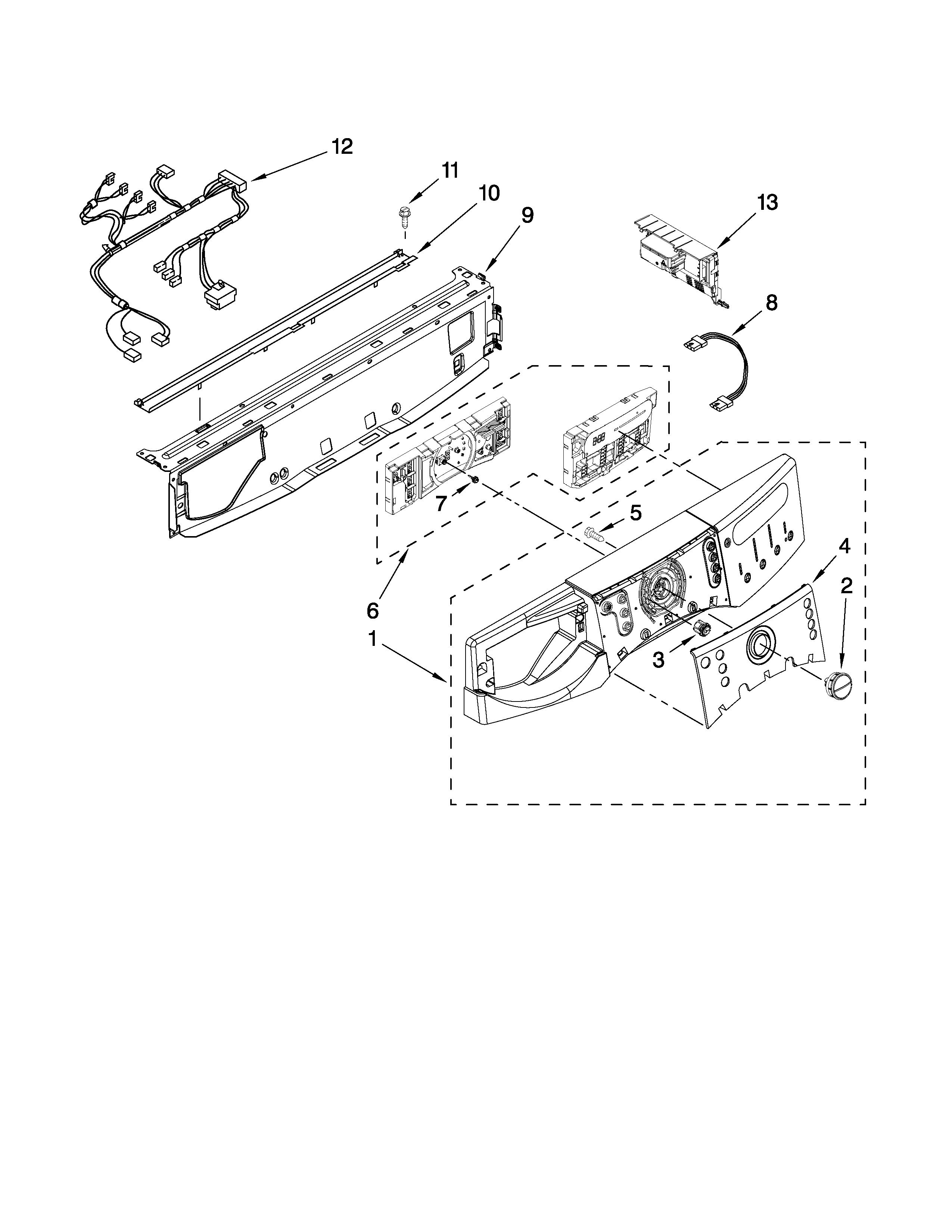 Control panel parts