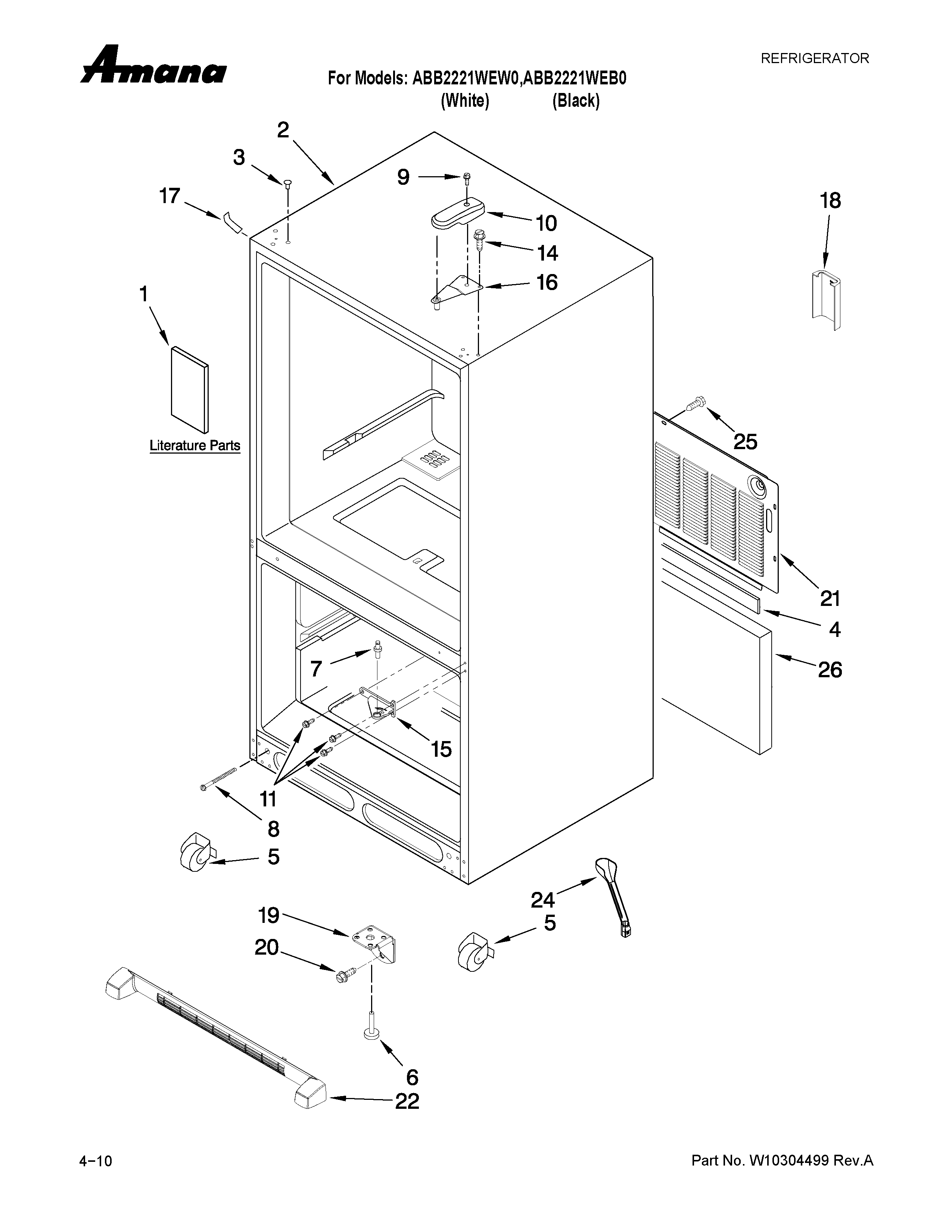 Cabinet parts