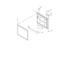 Amana ABB2221WEW0 freezer door parts diagram