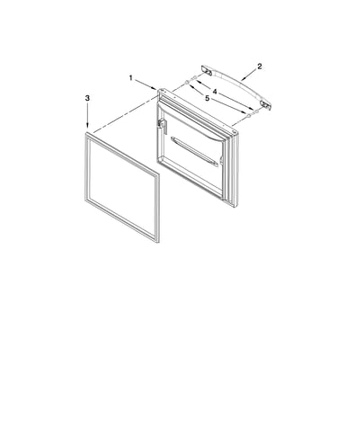 Freezer door parts