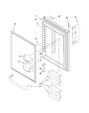 Refrigerator door parts