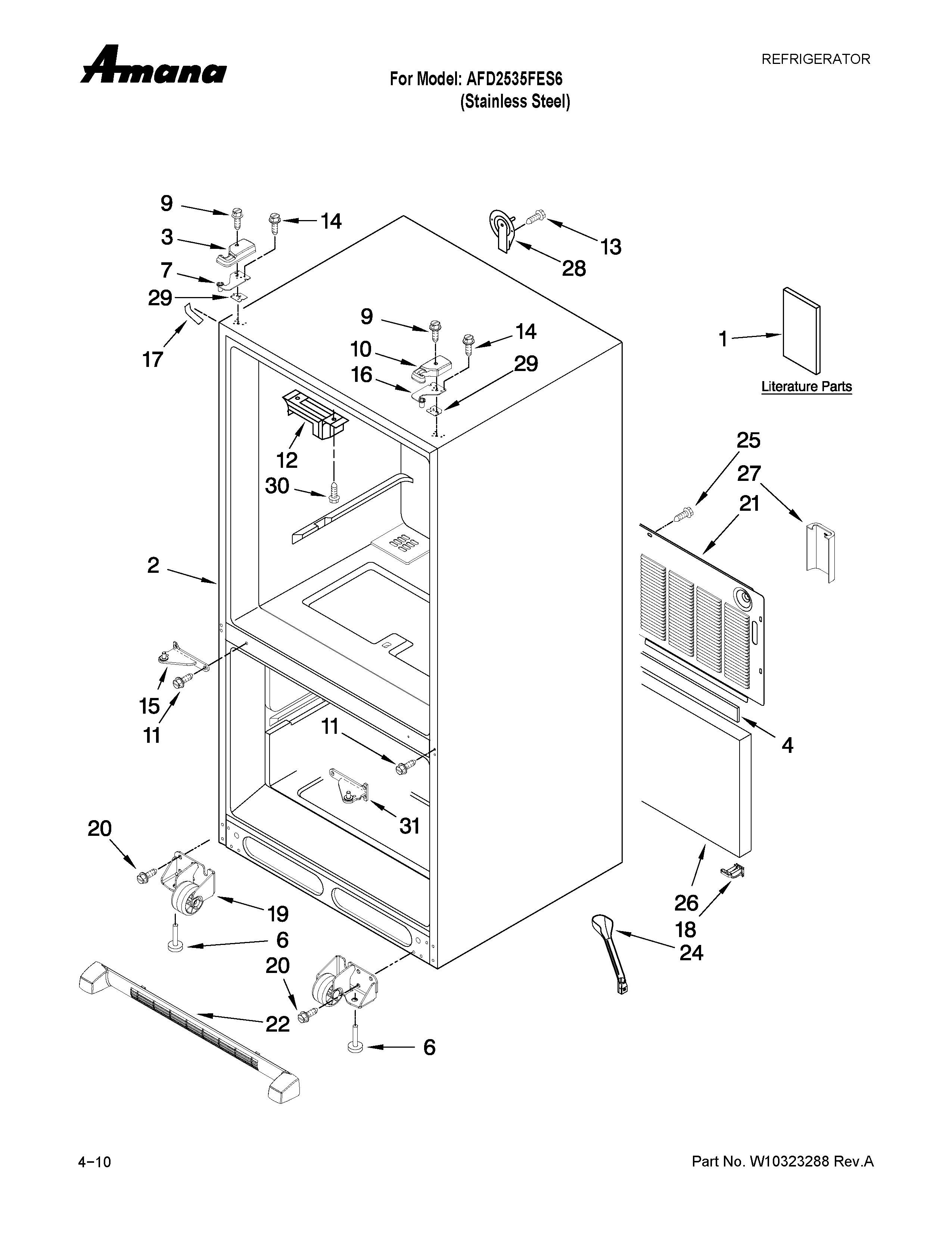 CABINET PARTS