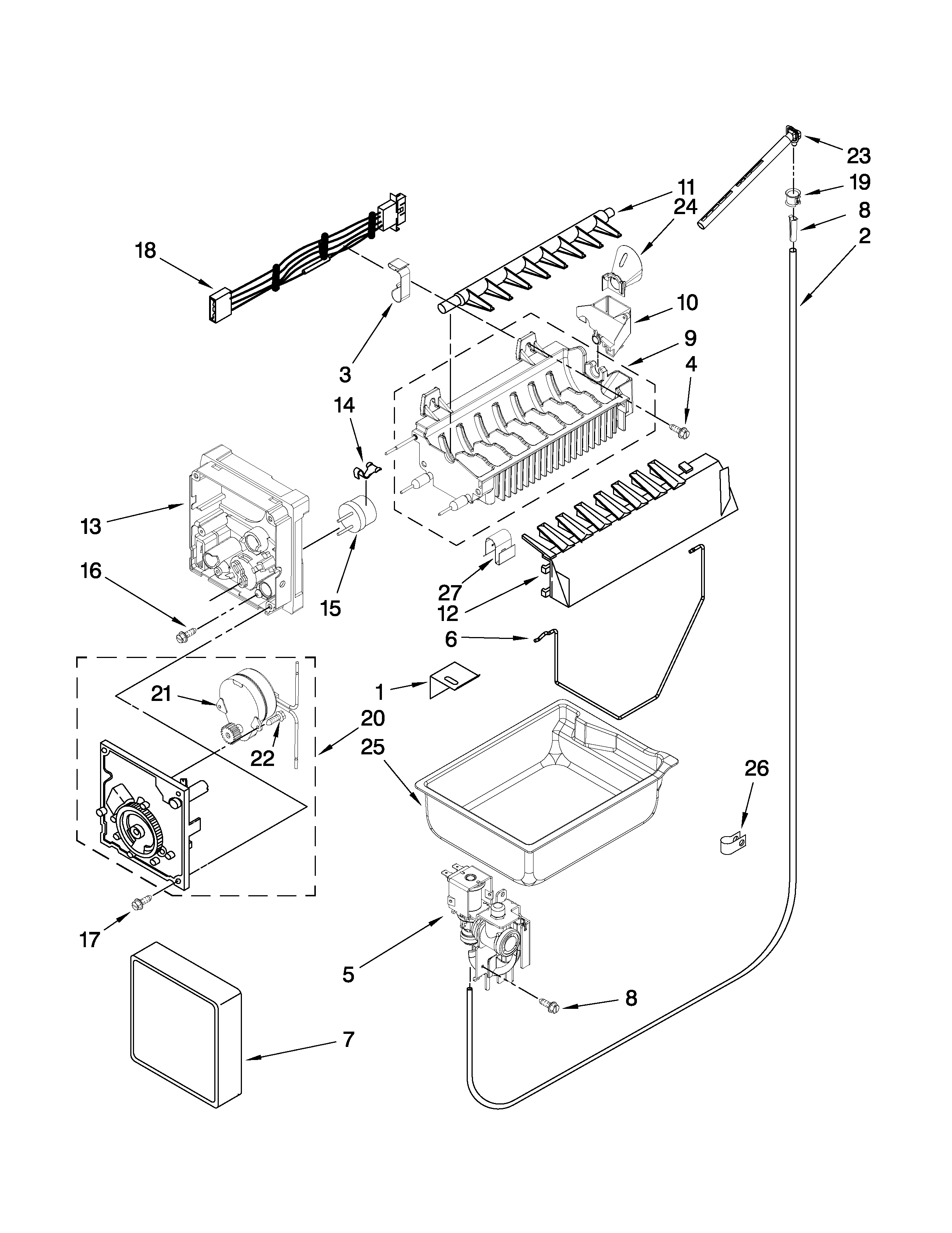 Icemaker parts