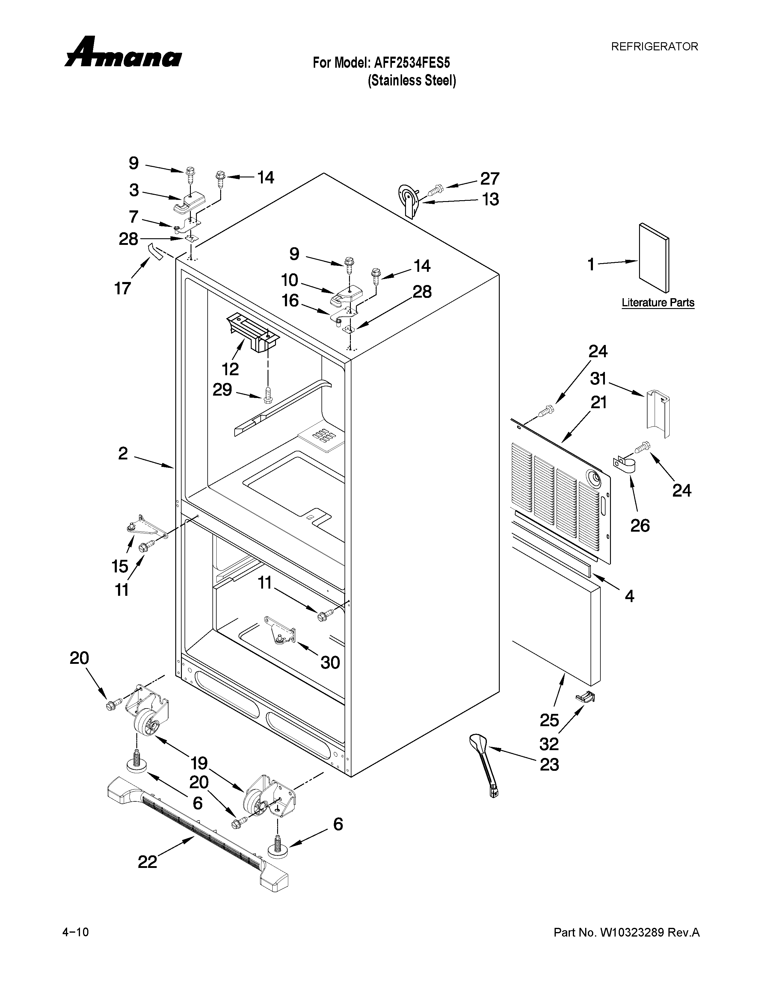 Cabinet parts