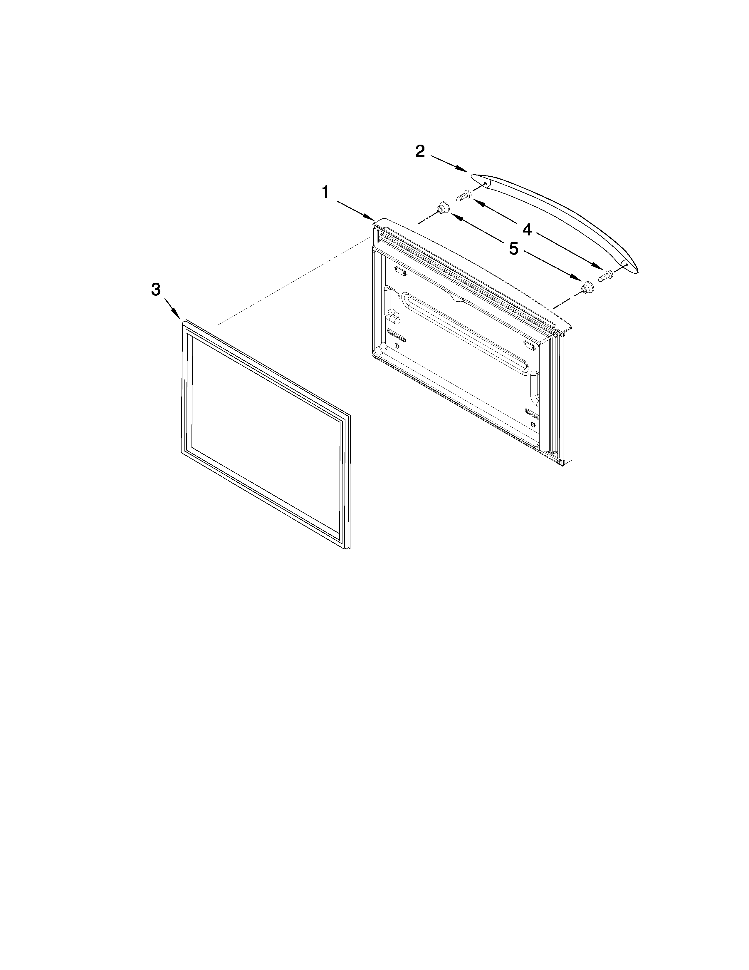 Freezer door parts