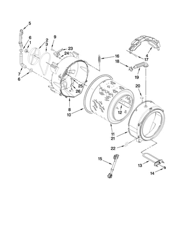 Tub and basket parts