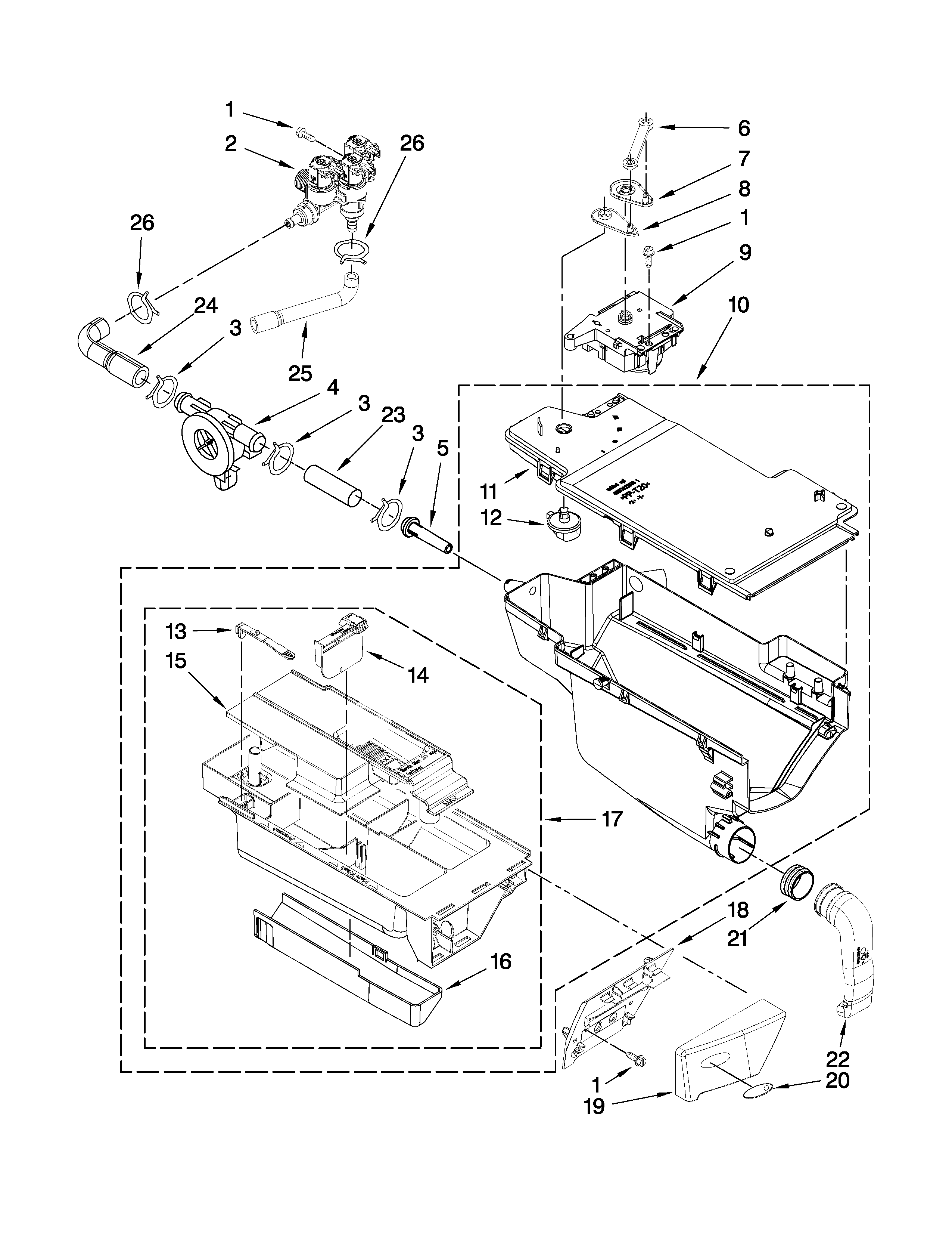 DISPENSER PARTS