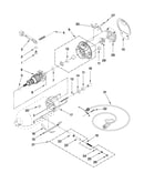Motor and control parts