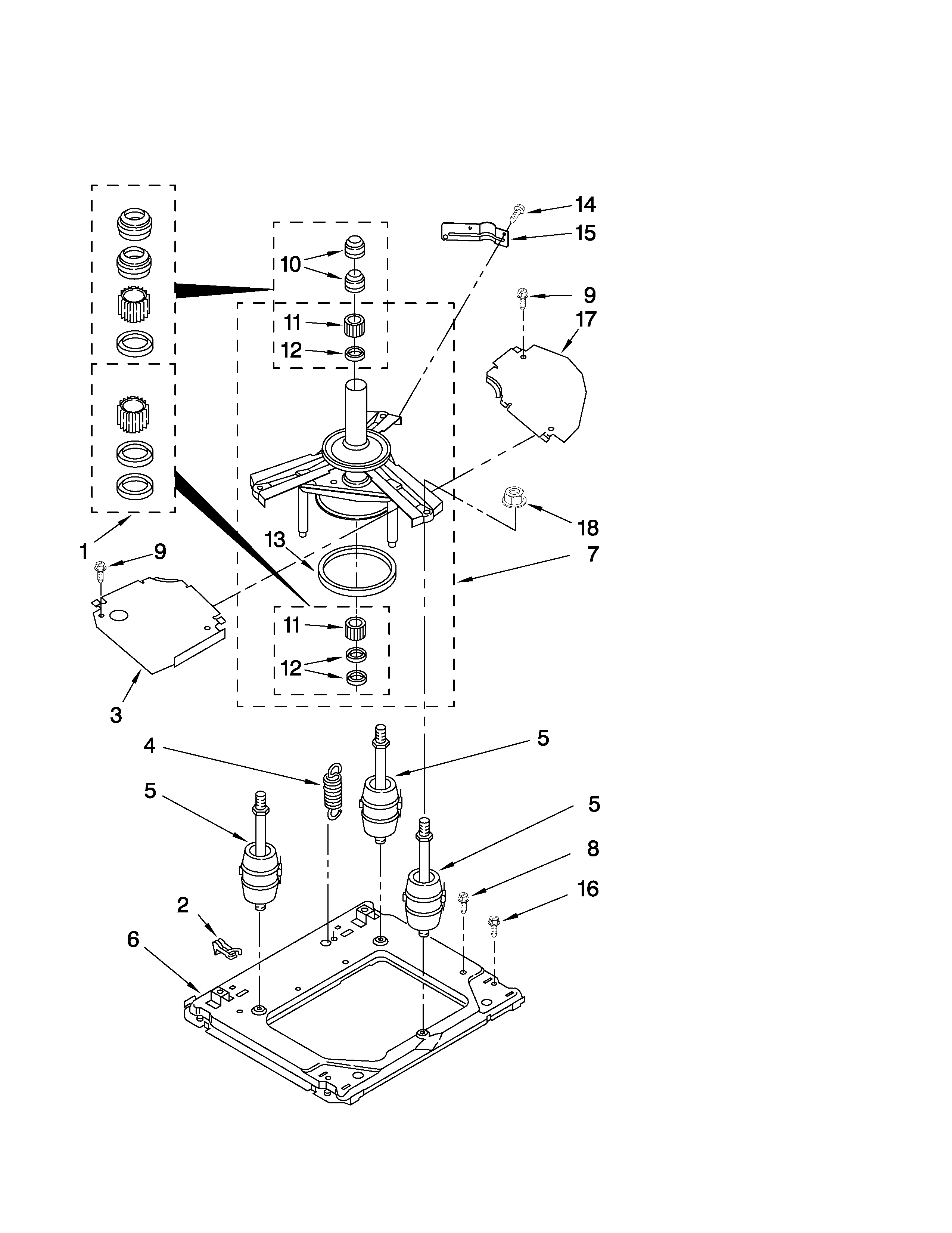 MACHINE BASE PARTS