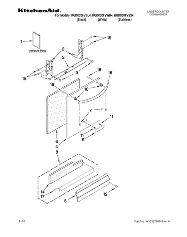 Door and panel parts