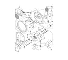 Whirlpool WGD7800XW0 bulkhead parts diagram