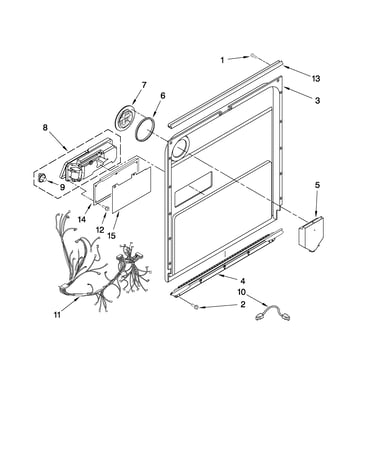 Inner door parts