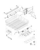 Upper rack and track parts