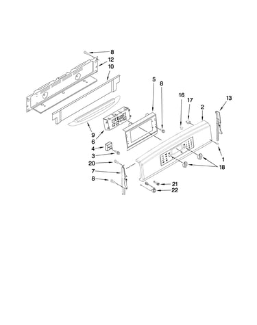 Control panel parts