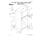 Amana A8RXNGMWH00 cabinet parts diagram