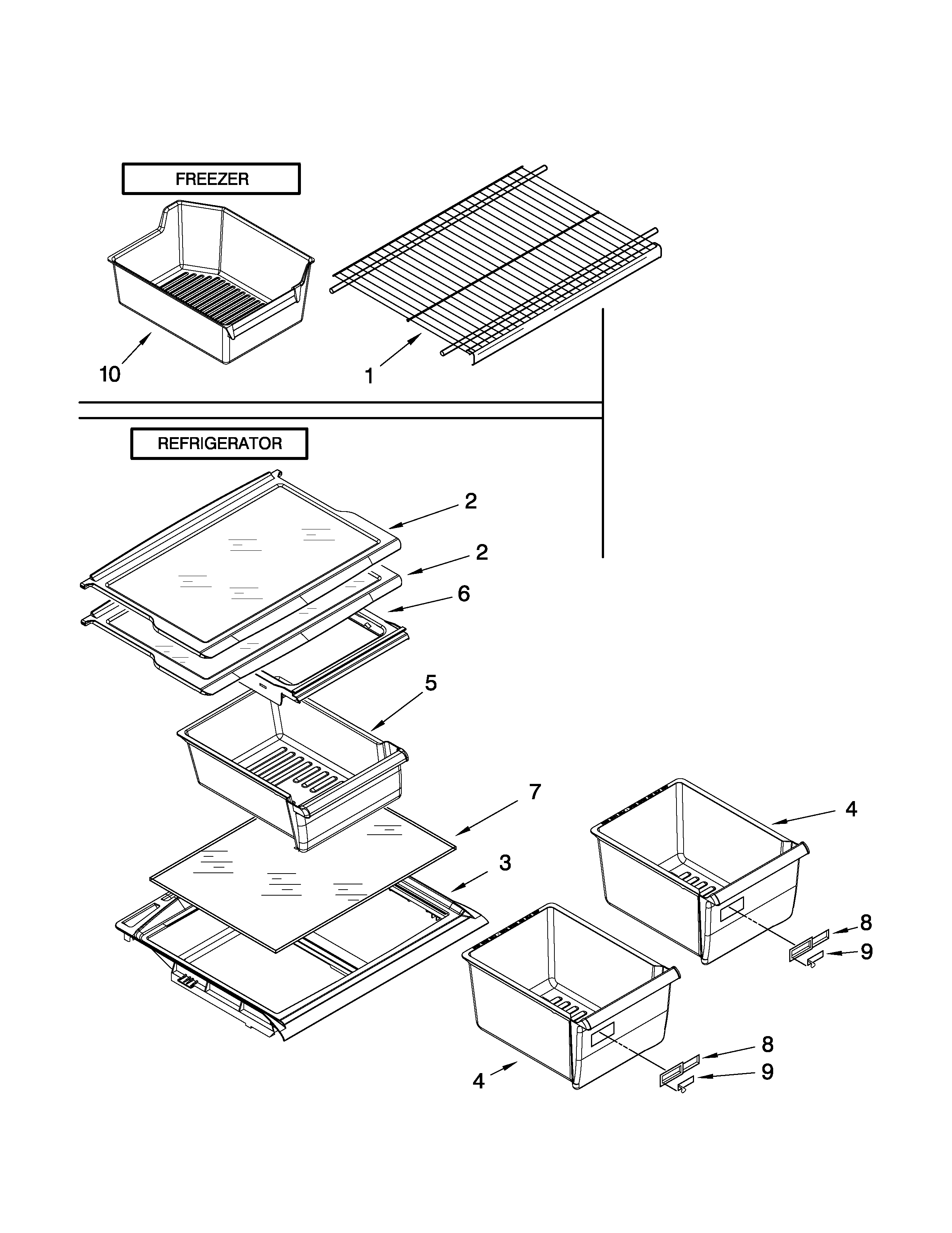 SHELF PARTS