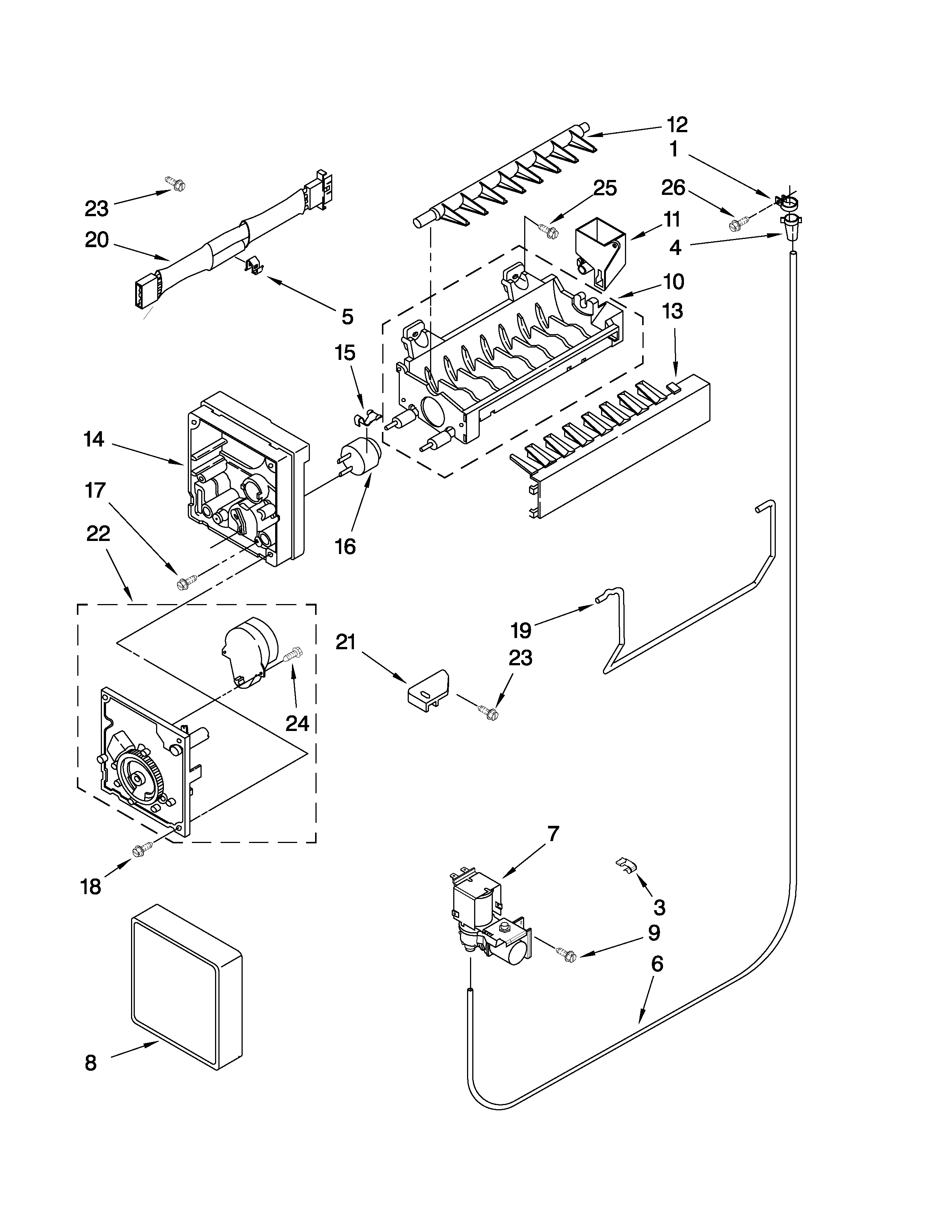 Icemaker parts