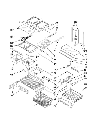 Shelf parts