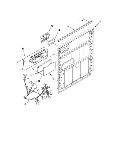 Door and latch parts