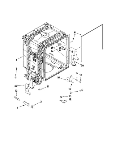 Tub and frame parts
