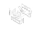 Whirlpool WFE364LVD0 control panel parts diagram