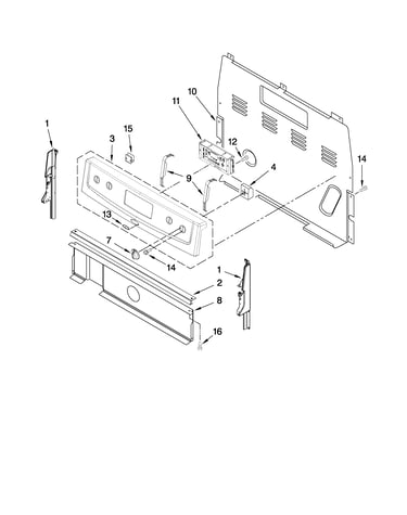 Control panel parts
