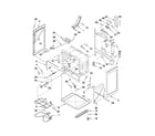 Whirlpool WFE364LVB0 chassis parts diagram