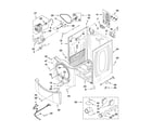 Whirlpool YWED9470WL1 cabinet parts diagram