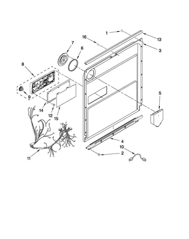 Inner door parts