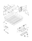 Upper rack and track parts
