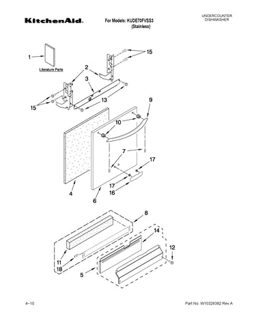 Door and panel parts