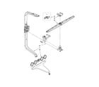 KitchenAid KUDE70FVSS3 upper wash and rinse parts diagram