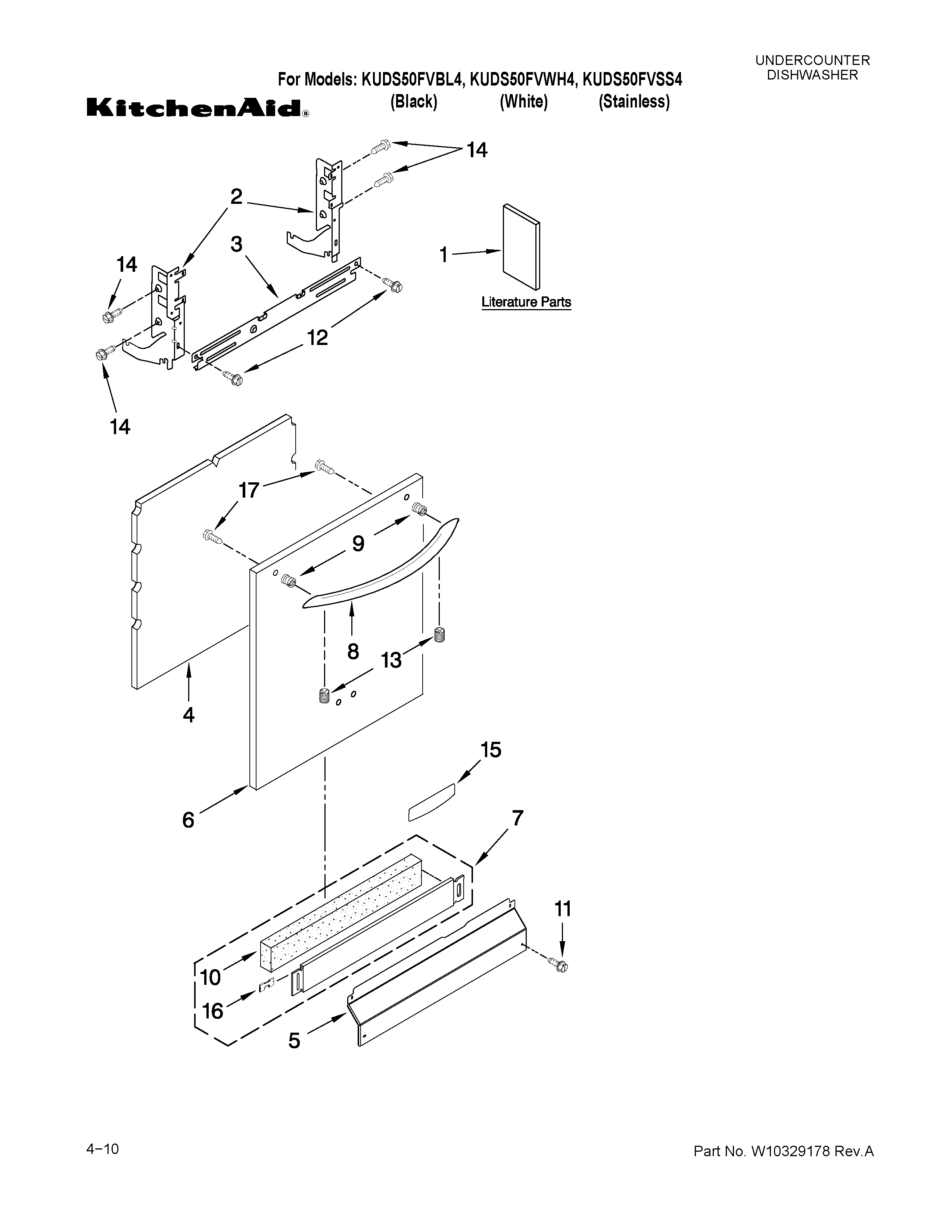 Door and panel parts