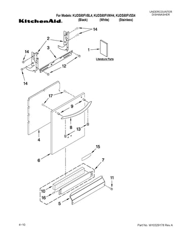 Door and panel parts