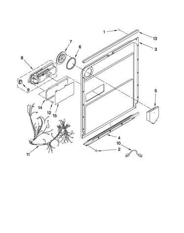 Inner door parts