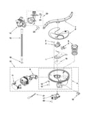Pump, washarm and motor parts