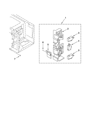 Latch board parts