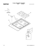 Cooktop, burner and grate parts