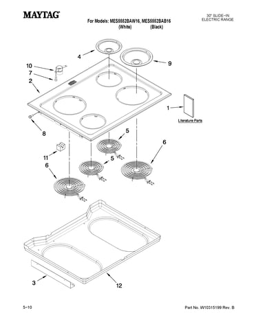 Cooktop parts