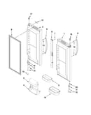 Refrigerator door parts