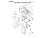 Maytag MVWB850WL1 top and cabinet parts diagram