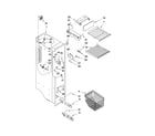 Maytag MSD2559XEM00 freezer liner parts diagram