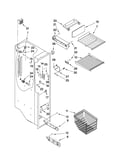 Freezer liner parts