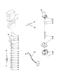 Motor and ice container parts