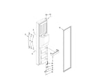 Maytag MSD2559XEB00 freezer door parts diagram