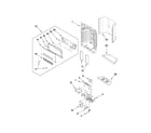 Maytag MSD2559XEW00 dispenser front parts diagram