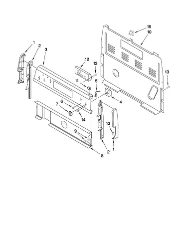 Control panel parts