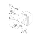KitchenAid KFCO22EVBL1 refrigerator liner parts diagram