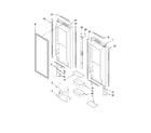 KitchenAid KFCO22EVBL1 refrigerator door parts diagram