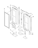 Refrigerator door parts